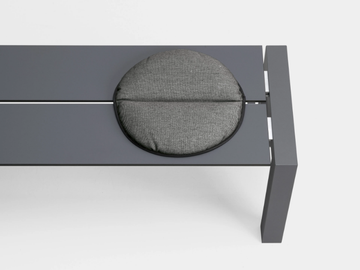 SUSHI SLATTED - Garden bench by Kristalia