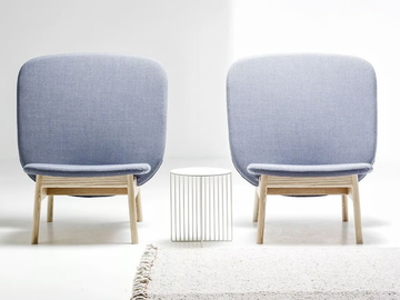 ALA - Fabric armchair by La Cividina