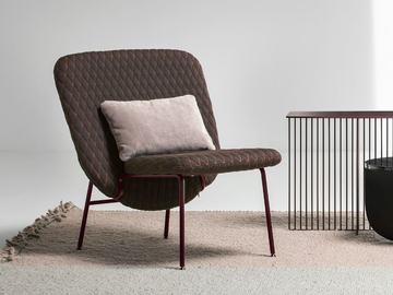 ALA - Fabric easy chair by La Cividina