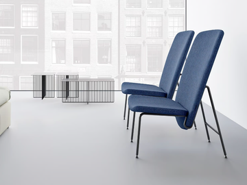 ALA - Upholstered fabric easy chair by La Cividina
