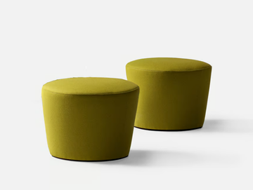 FOLIES - Fabric pouf with fire retardant padding by La Cividina