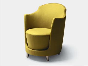FOLIES - Lobby chair with armrests by La Cividina