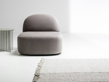 GUEST - Upholstered fabric armchair by La Cividina