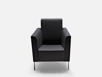 HOLIDAY - Upholstered fabric easy chair with armrests by La Cividina