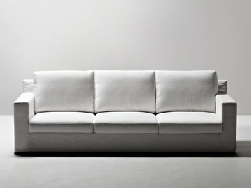 MANHATTAN - 3 seater fabric sofa by La Cividina