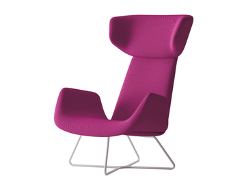 MYPLACE - Wing armchair with armrests by La Cividina