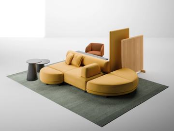 NODE+ - Modular sofa by La Cividina