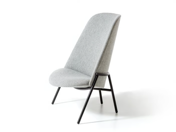 PHAR LAP - Fabric armchair high-back by La Cividina