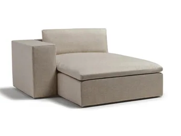 PUZZLE - Upholstered fabric day bed by La Cividina