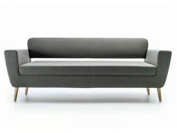 SERIE_50 - 3 seater fabric leisure sofa by La Cividina