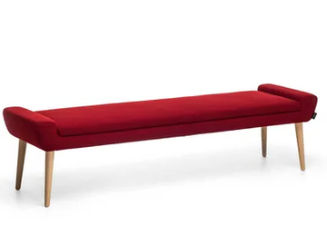 SERIE_50 - Upholstered fabric bench by La Cividina