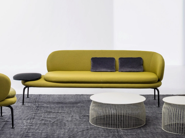 SOAVE - Sectional fabric leisure sofa by La Cividina