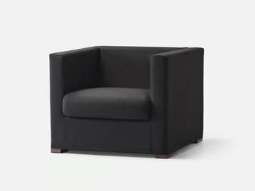 STATUS - Armchair with fire retardant padding with armrests by La Cividina