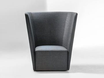 VELOUR - Armchair high-back by La Cividina