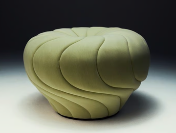 CHAMPIGNON - Fabric pouf by La Manufacture