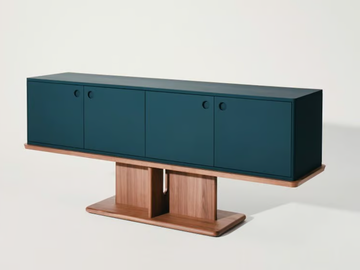 INTERSECTION - Solid wood sideboard with doors by La Manufacture