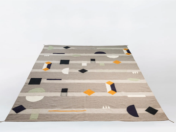 PLAYTIME EENY MEENY MINY MOE - Patterned rectangular wool rug by La Manufacture