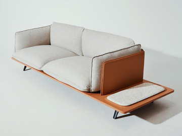 SAHARA - Sectional fabric sofa by La Manufacture