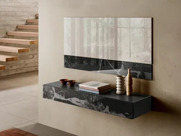36E8 - 0839 - Wall-mounted console table by Lago