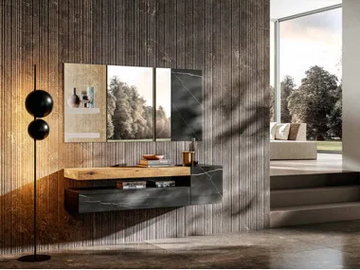36E8 - 0840 - Wall-mounted console table by Lago