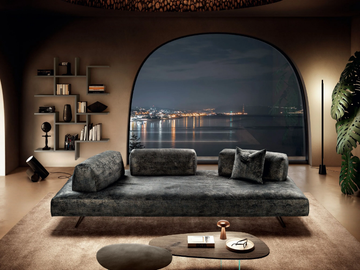 AIR SOFT FREE - 1917 - Modular fabric sofa by Lago