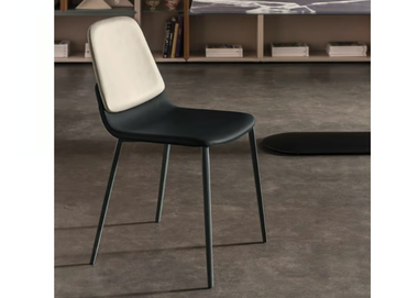 ERMES - Upholstered fabric chair by Lago