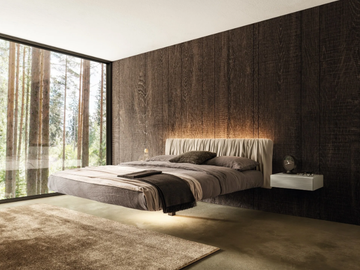 FLUTTUA REPLIS - Suspended double bed by Lago