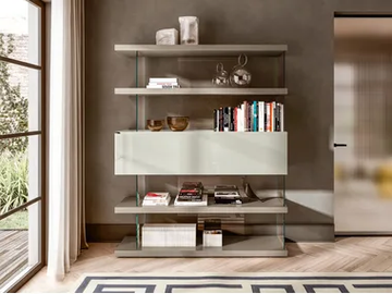 HOME OFFICE 1272 - Freestanding bookcase by Lago