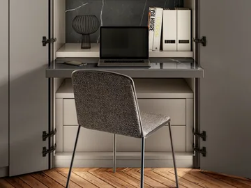 HOME OFFICE - Wall mounted secretary desk by Lago