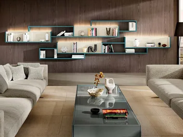 LAGOLINEA - 1217 - Sectional bookcase by Lago