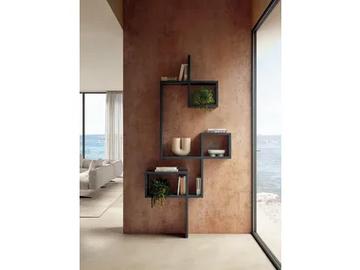 LAGOLINEA - 2637 - Wall-mounted wooden bookcase by Lago