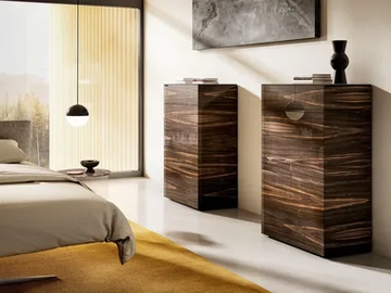 MATERIA 1066 - Glass chest of drawers by Lago