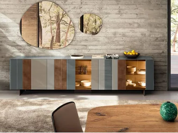 N.O.W. 1382B - Sideboard with integrated lighting by Lago
