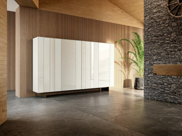 N.O.W. 1386 - Glass highboard by Lago