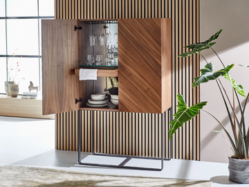 CHEERS - Wooden bar cabinet by Lambert