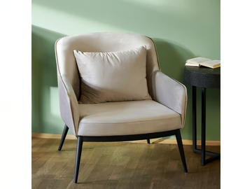 FELIX - Fabric armchair with armrests by Lambert
