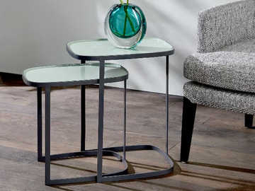 LEON - Iron side table by Lambert