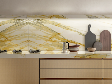 CALACATTA MEDICEO BOOK MATCH LUCIDATO - Laminam® wall tiles by Laminam