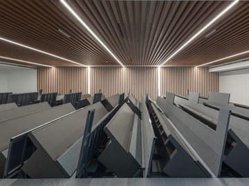Hiding seating system - Automatic machine to move out seats by LAMM
