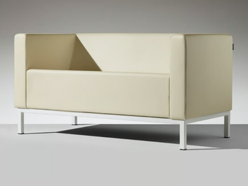 POLO - 2 seater leather sofa by LAMM