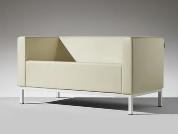 POLO - 3 seater leather sofa by LAMM