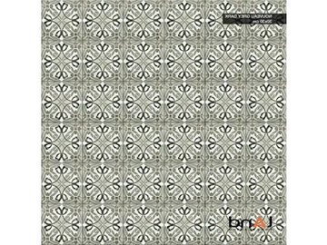 NOUVEAU DARK - Technical porcelain flooring with encaustic effect by land porcelanico