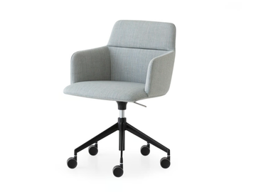 FOIL - Fabric office chair with 5-Spoke base by Lapalma