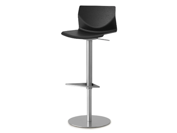 KAI - Swivel high wooden stool by Lapalma