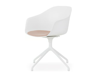 SEELA AC - Trestle-based polypropylene chair with integrated cushion by Lapalma