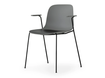 SEELA - Stackable polypropylene chair with armrests by Lapalma