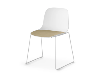 SEELA - Stackable sled base polypropylene chair by Lapalma