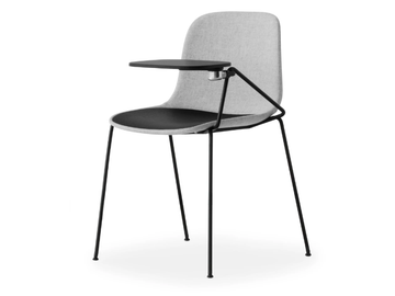 SEELA - Stackable training chair with writing tablet by Lapalma