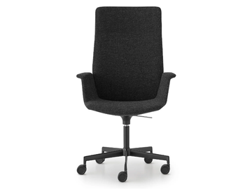 UNO - Height-adjustable fabric office chair by Lapalma