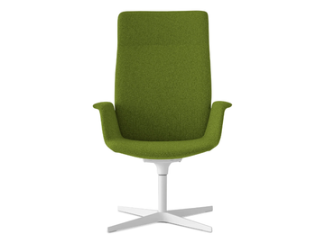 UNO - Swivel fabric office chair with 4-Spoke base by Lapalma